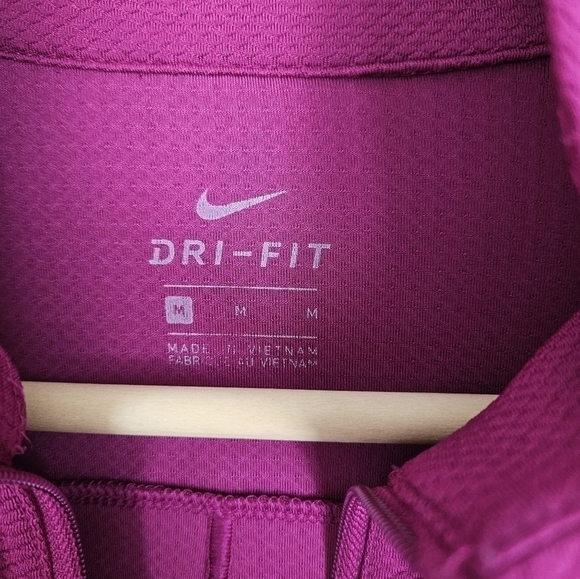 Nike Dri-FIT Quarter-Zip Training Pullover – Magenta Pink – Size M - Picture 4 of 7